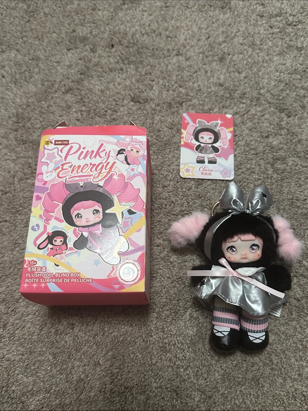 Nommi Pinky Energy Plush Pendant - Clara